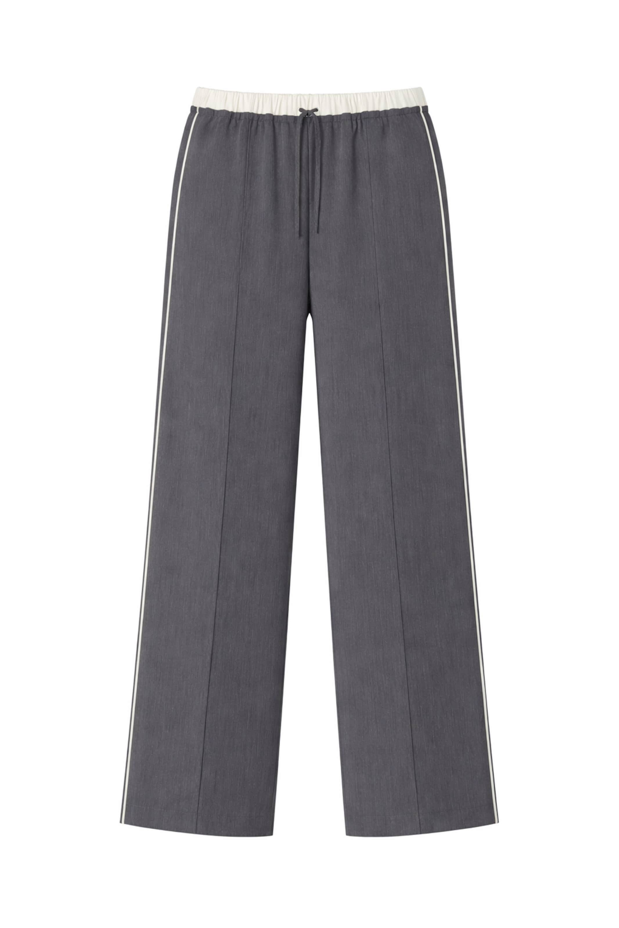 Wide Leg Pantalon à plis BRAVE SOUL en gris : devant