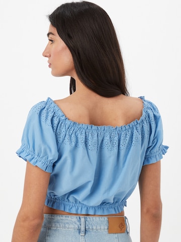 ABOUT YOU Bluse 'Rosalie' in Blau