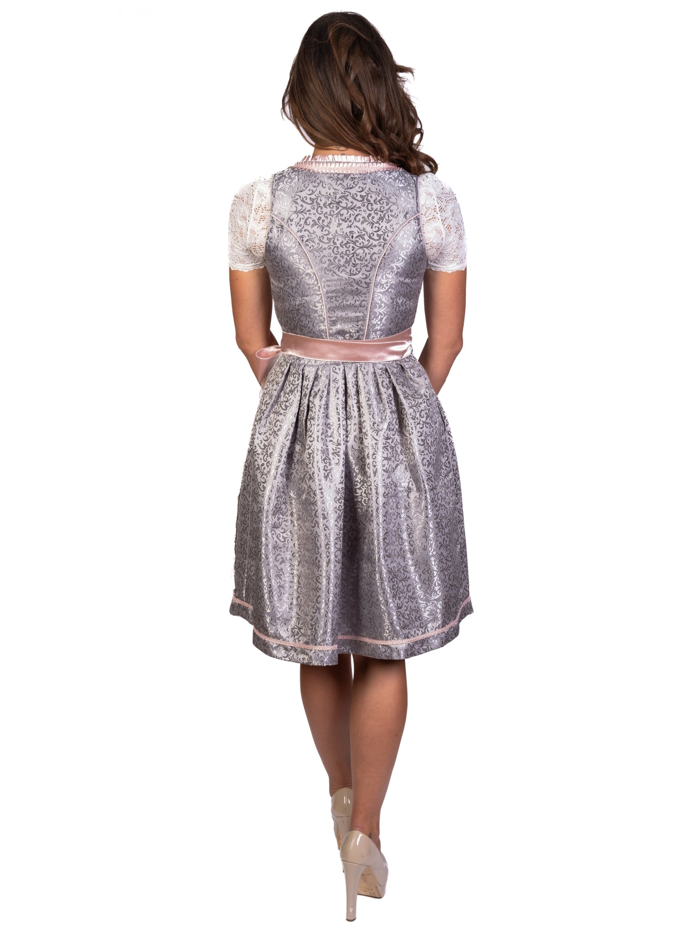 Trachtl Dirndl 'EMELY Dunkelgrau'‌‌‌‌‌‌‌ in Grau