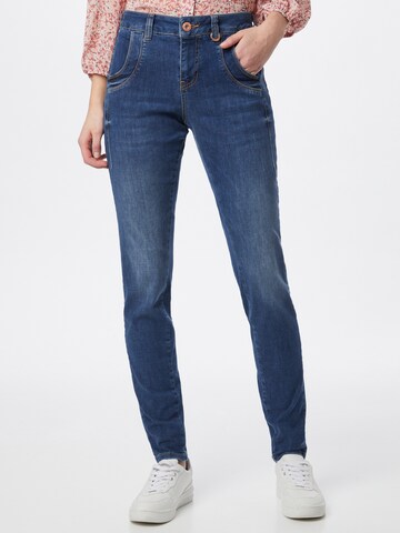 PULZ Jeans Skinny Farmer 'MARY' - kék: elől