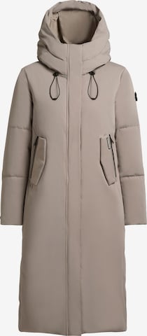 khujo Winter Coat in Beige: front