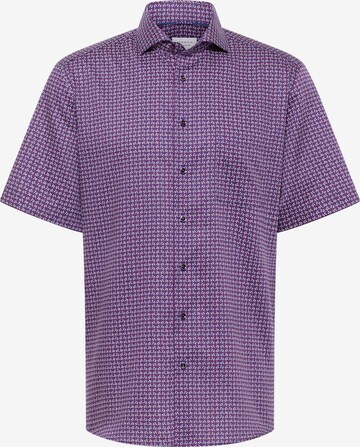 ETERNA Regular fit Button Up Shirt in Purple: front