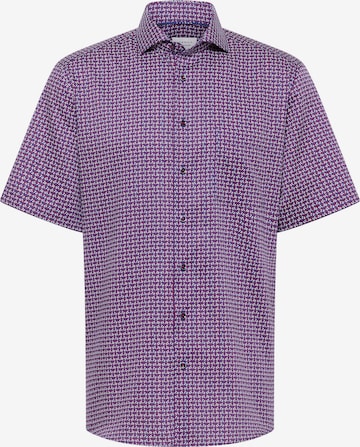 ETERNA Regular fit Button Up Shirt in Purple: front
