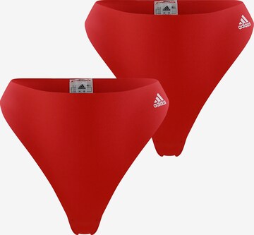 Sous-vêtements de sport ' THONG ' ADIDAS SPORTSWEAR en rouge : devant