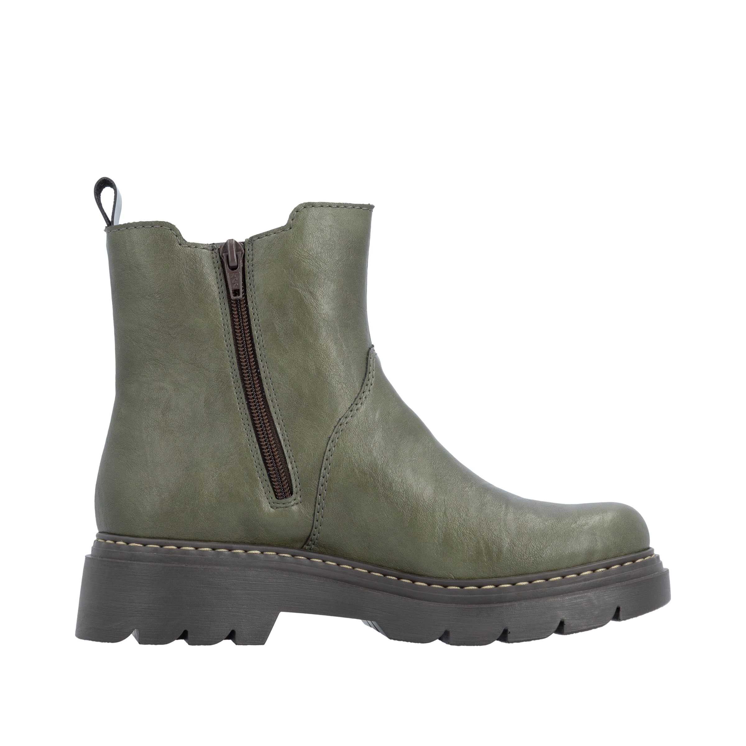 Chelsea Boots Rieker en vert