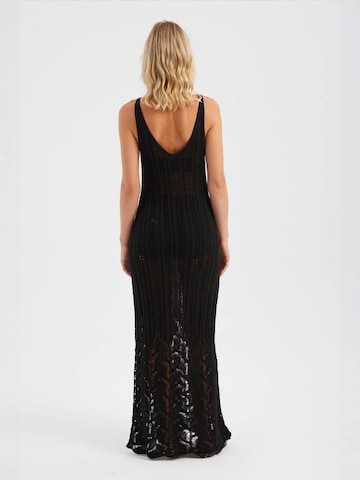Abito in maglia di Hiccup in nero