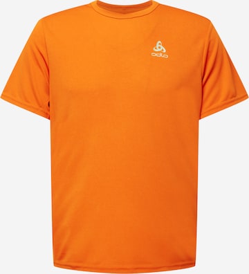 ODLO - Camisa funcionais 'CARDADA' em laranja: frente