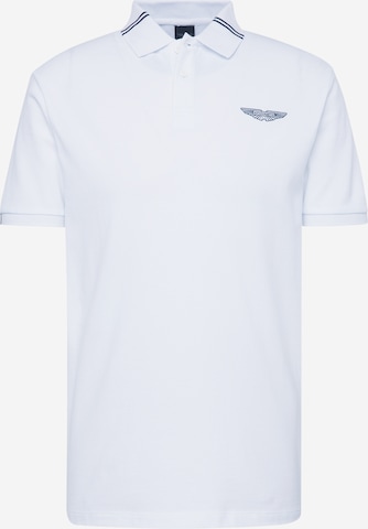 T-Shirt Hackett London en blanc : devant