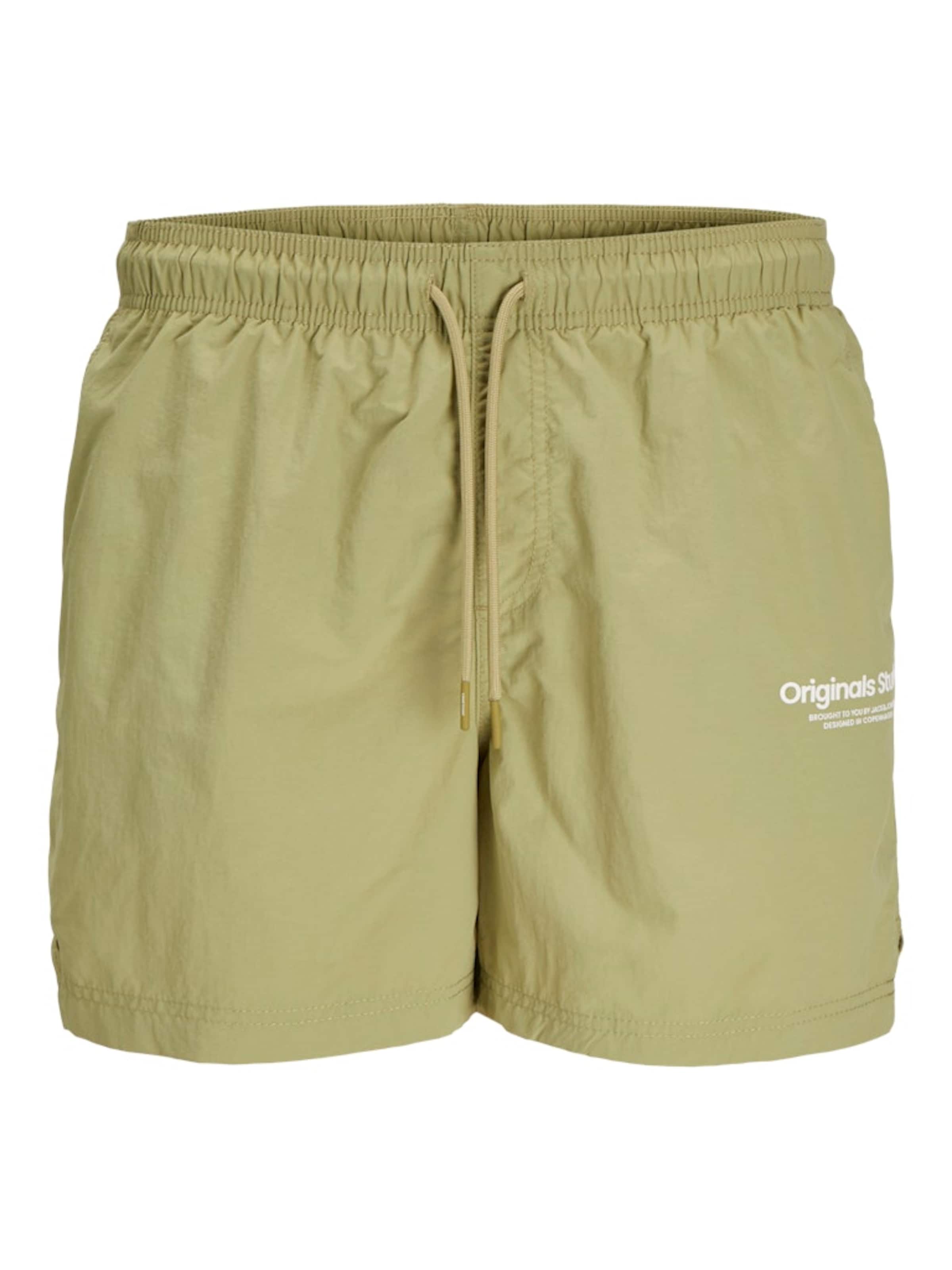 JACK & JONES Шорти за плуване 'JPSTNaxos' в зелено: отпред