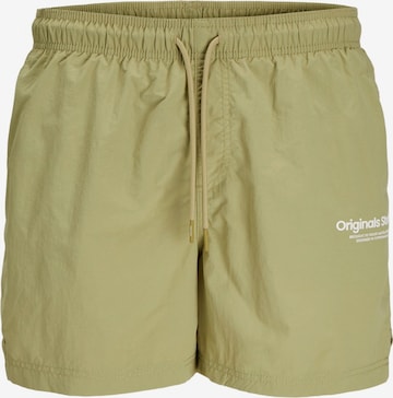 JACK & JONES Swimming shorts 'JPSTNaxos' in Green: front