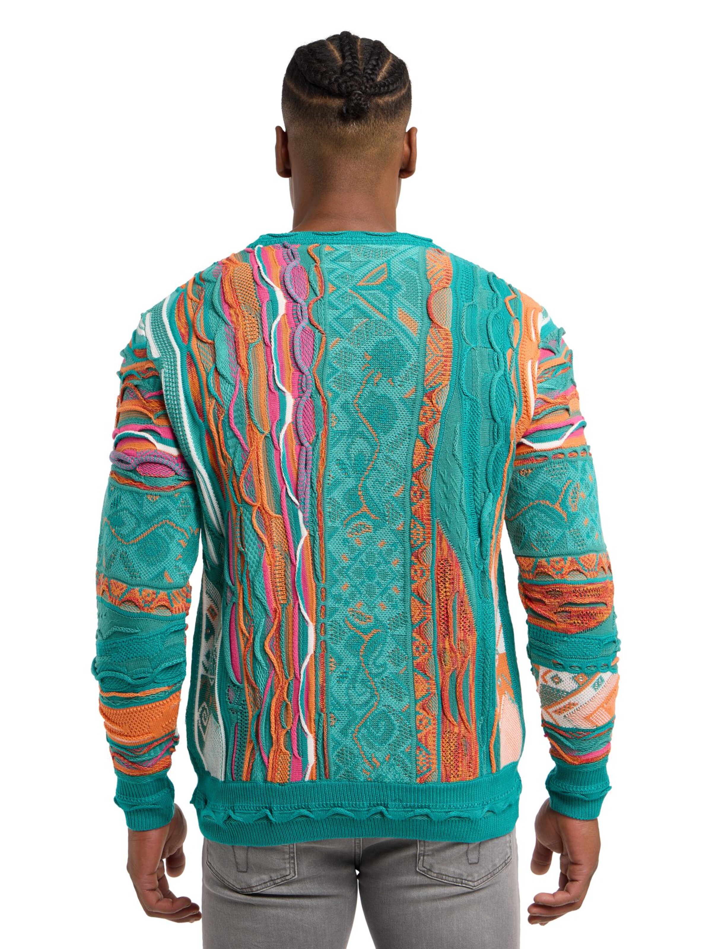 Carlo Colucci Pullover 'Dimani' in Grün