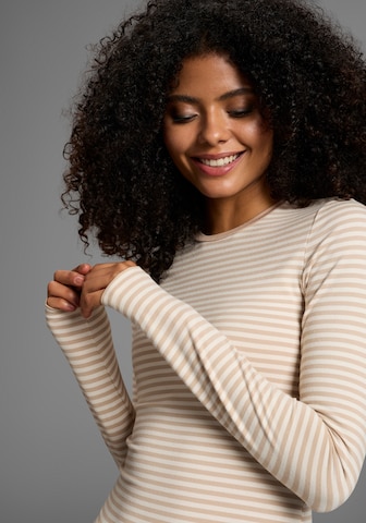 FLASHLIGHTS Shirt in Beige