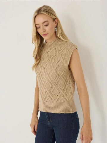 Hiccup Vest in Beige