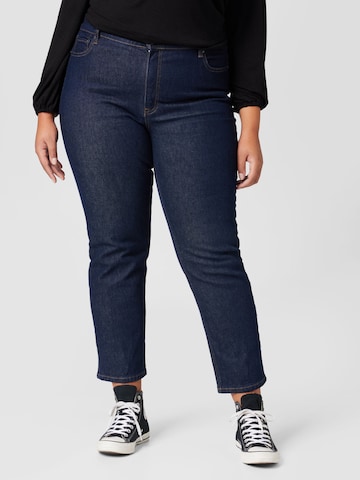 Lauren Ralph Lauren Plus Regular Jeans i blå: framsida