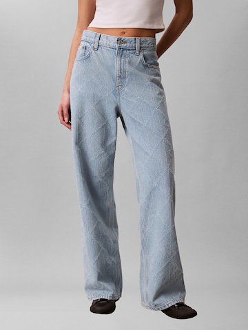 Calvin Klein Jeans Loosefit Jeans in Blau: Vorderseite