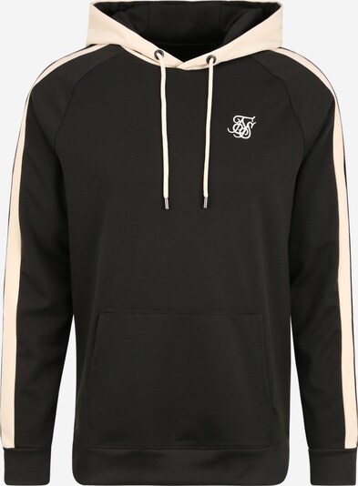 SikSilk Блузон с качулка в кремаво / цвят "пясък" / антрацитно черно, Преглед на продукта