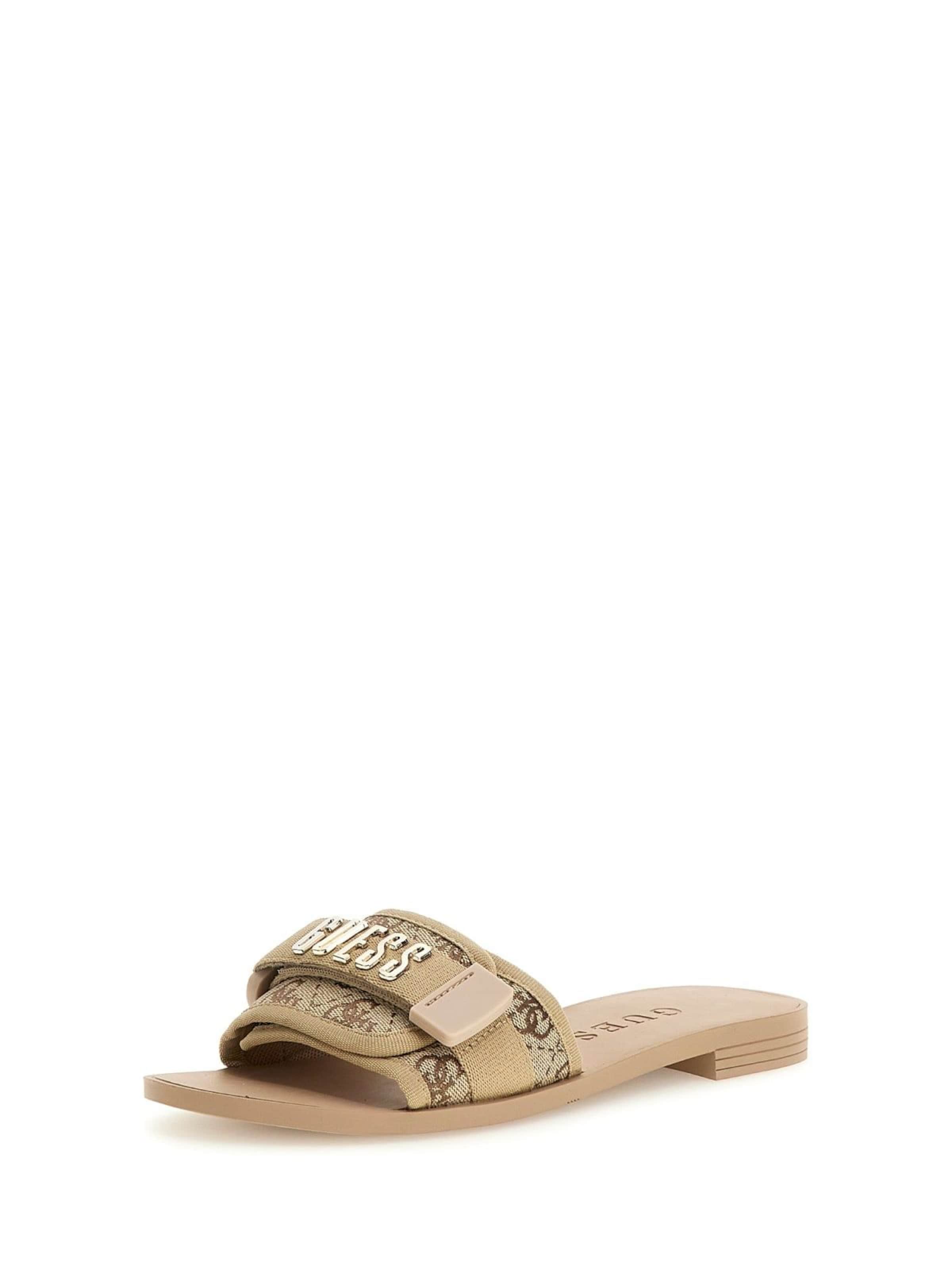 GUESS Mule in Gold: front