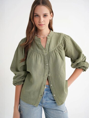 MixRay Blouse in Green