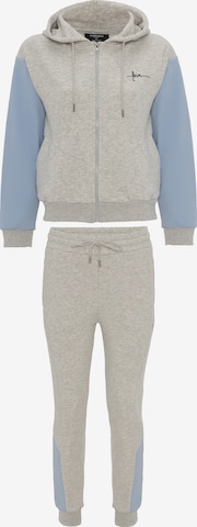 Tom Barron Tracksuit in Grey: front