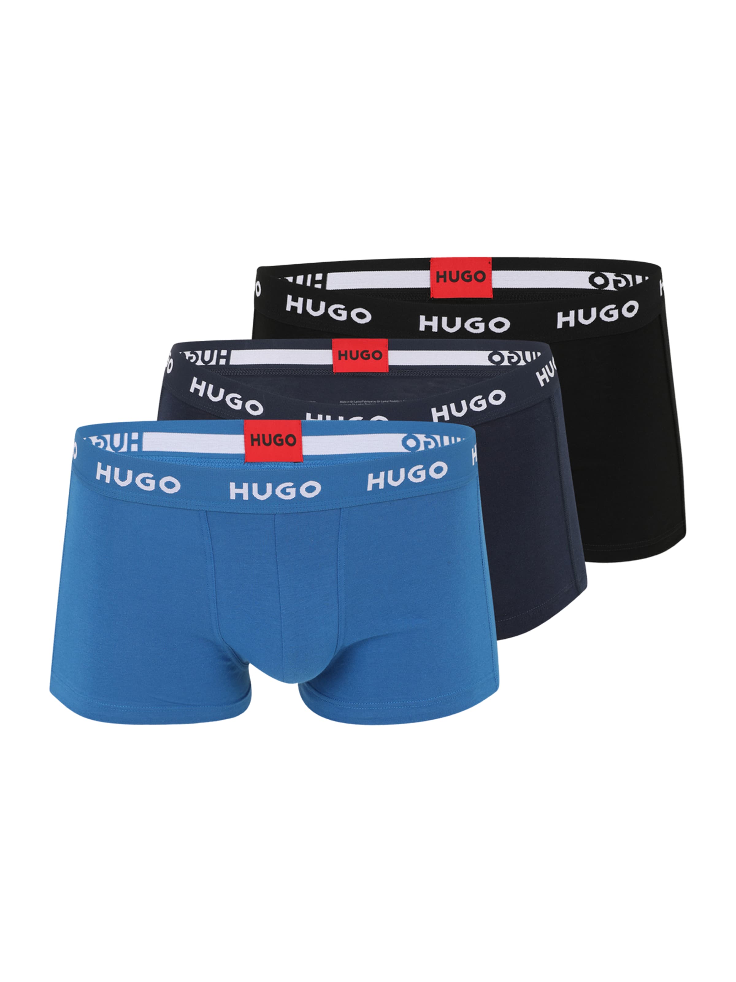 HUGO Calzoncillo boxer en azul / marino / negro / offwhite, Vista del producto