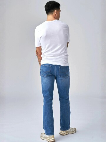 TEESHOPPEN Regular Fit T-shirt ' Basic V ' in Weiß