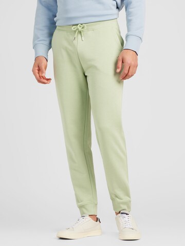 GANT Tapered Broek in Groen: voorkant