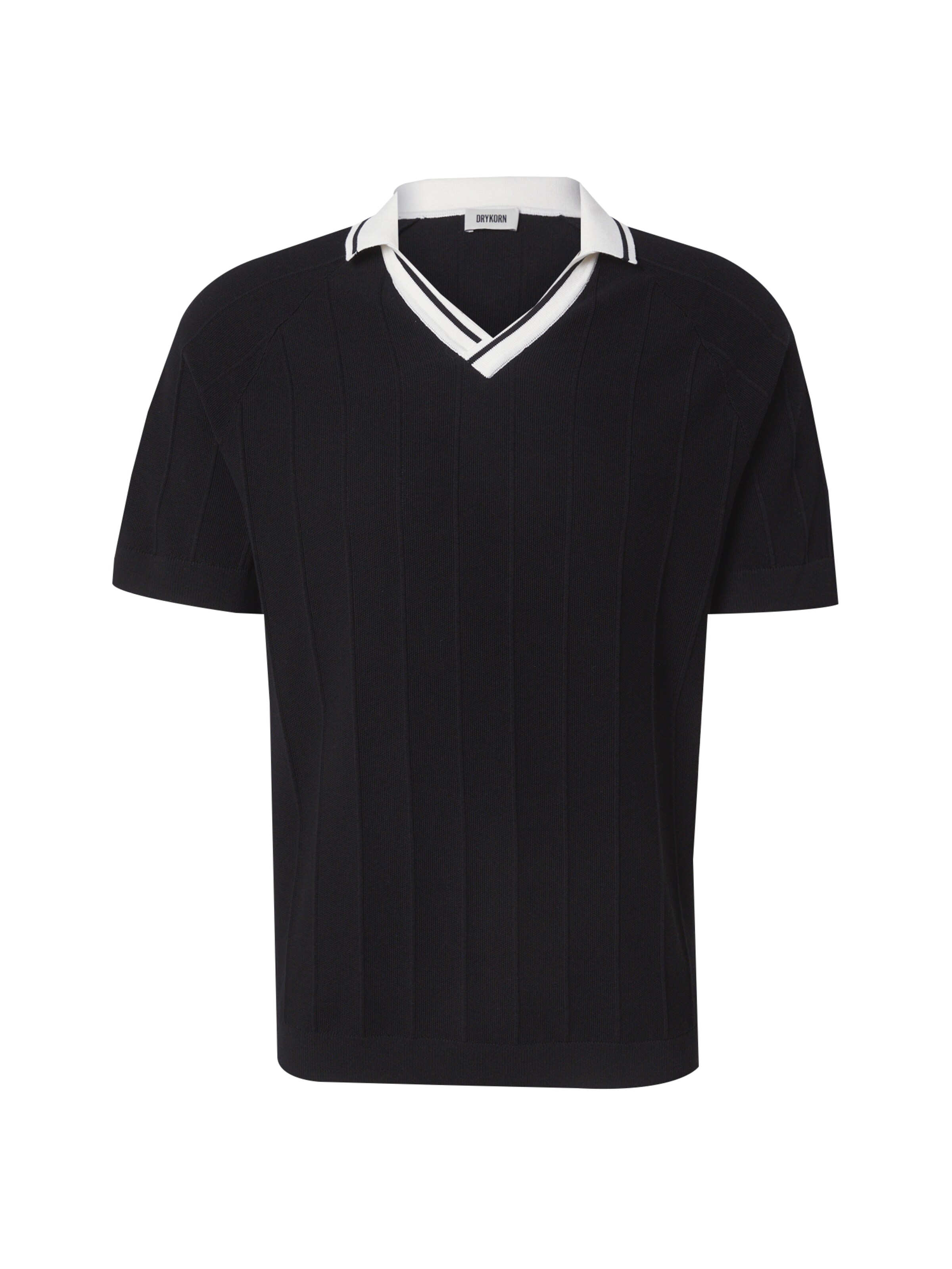 DRYKORN Pulover 'ATHEMO 10' | črna barva: sprednja stran