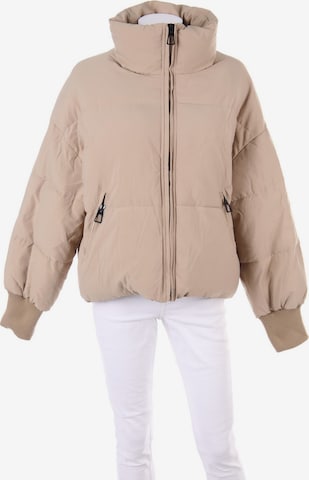 SheIn Puffer Jacke XS in Beige: predná strana