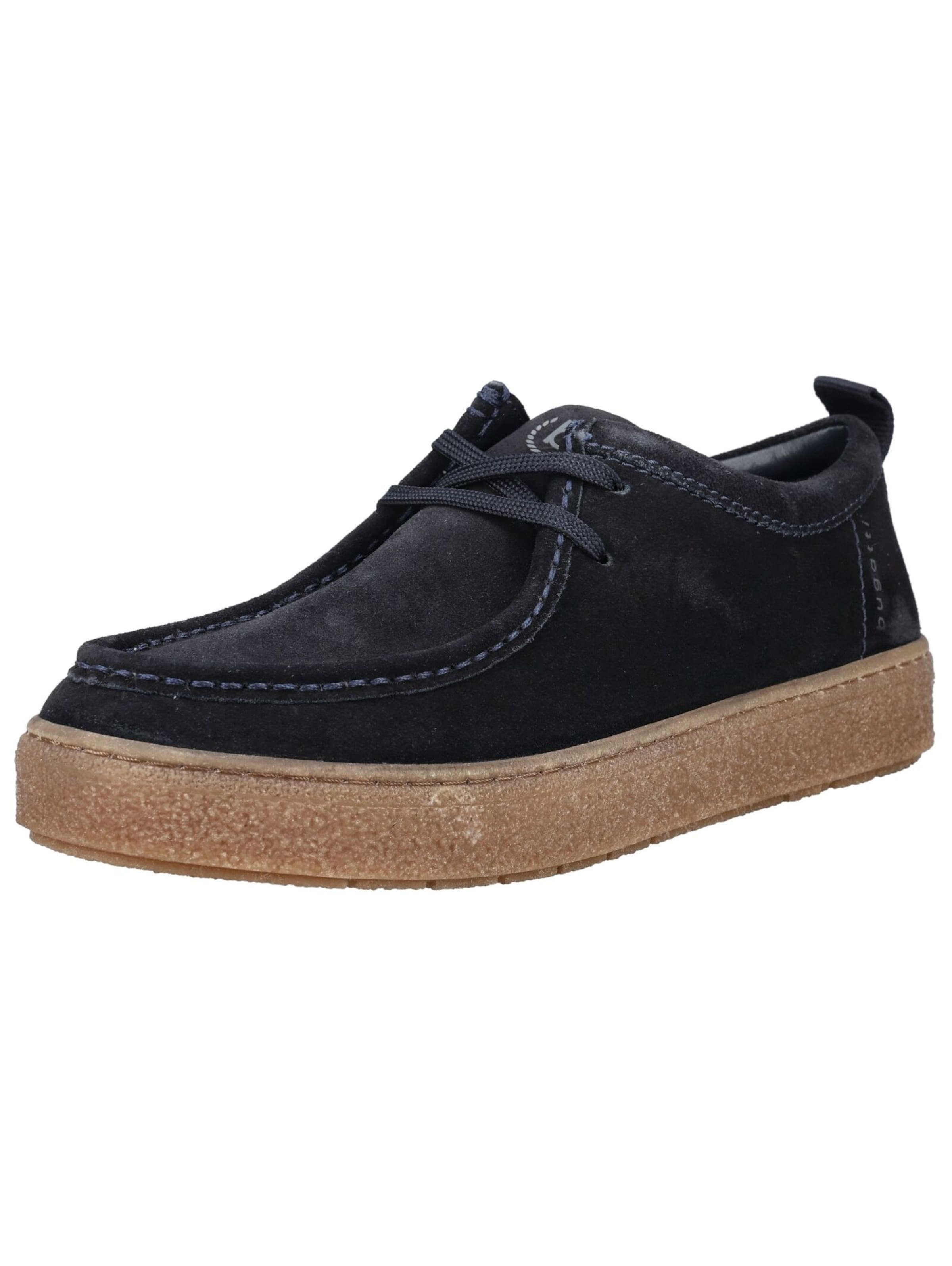 bugatti Moccasin in Blue: front
