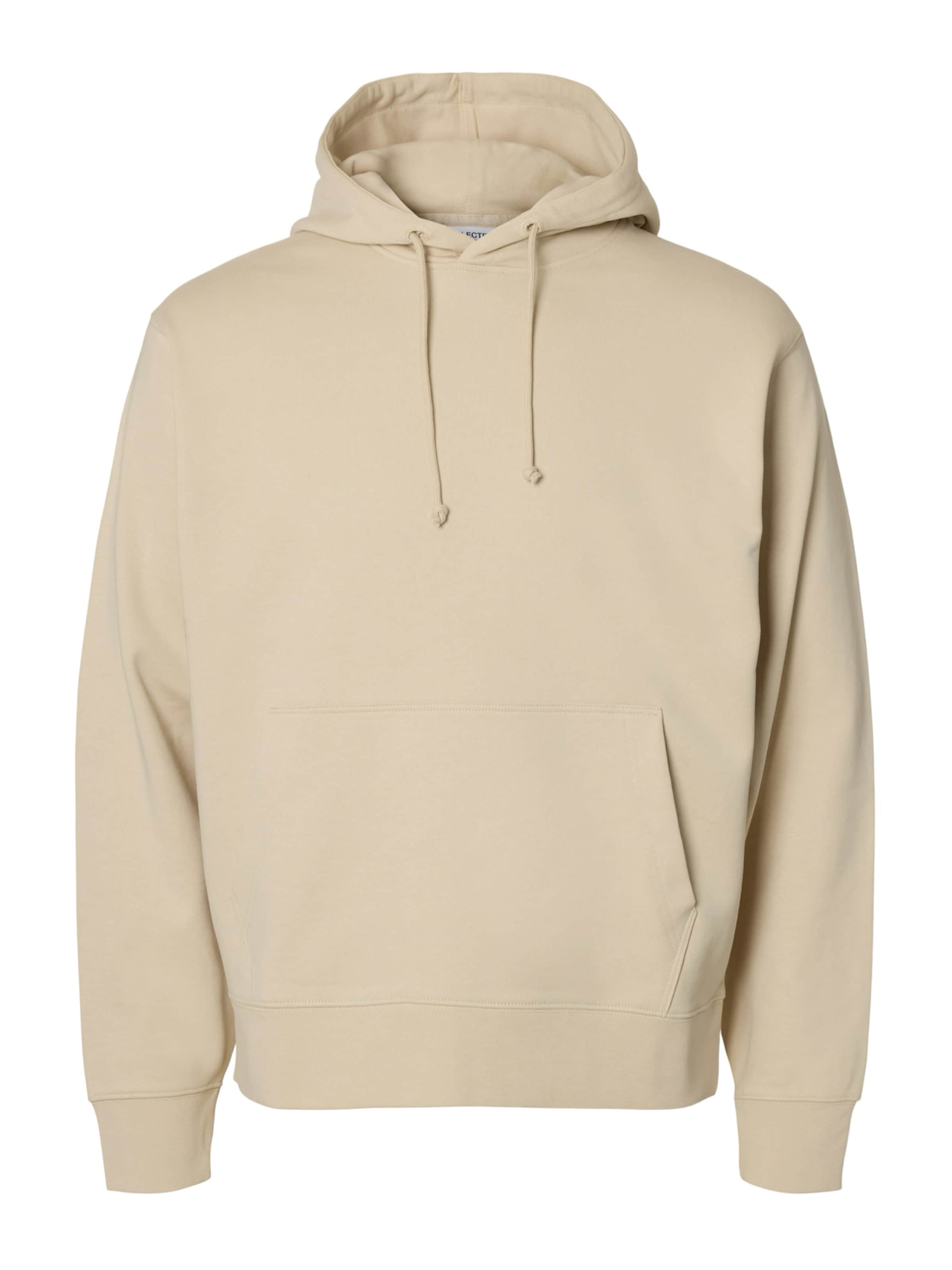 SELECTED Sweatshirt in Beige: front