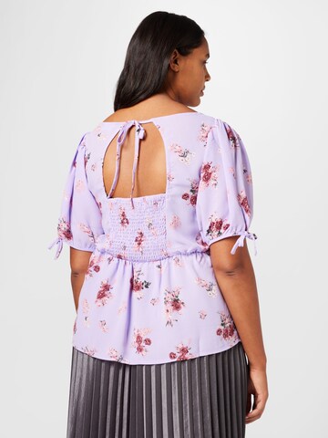 Dorothy Perkins Curve Bluse in Lila