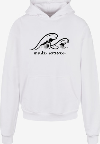 Sweat-shirt 'Summer - Make Waves' Merchcode en blanc : devant