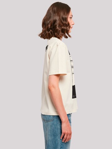 F2 T-Shirt 'Be Free Surfer Style Sommer' in Beige