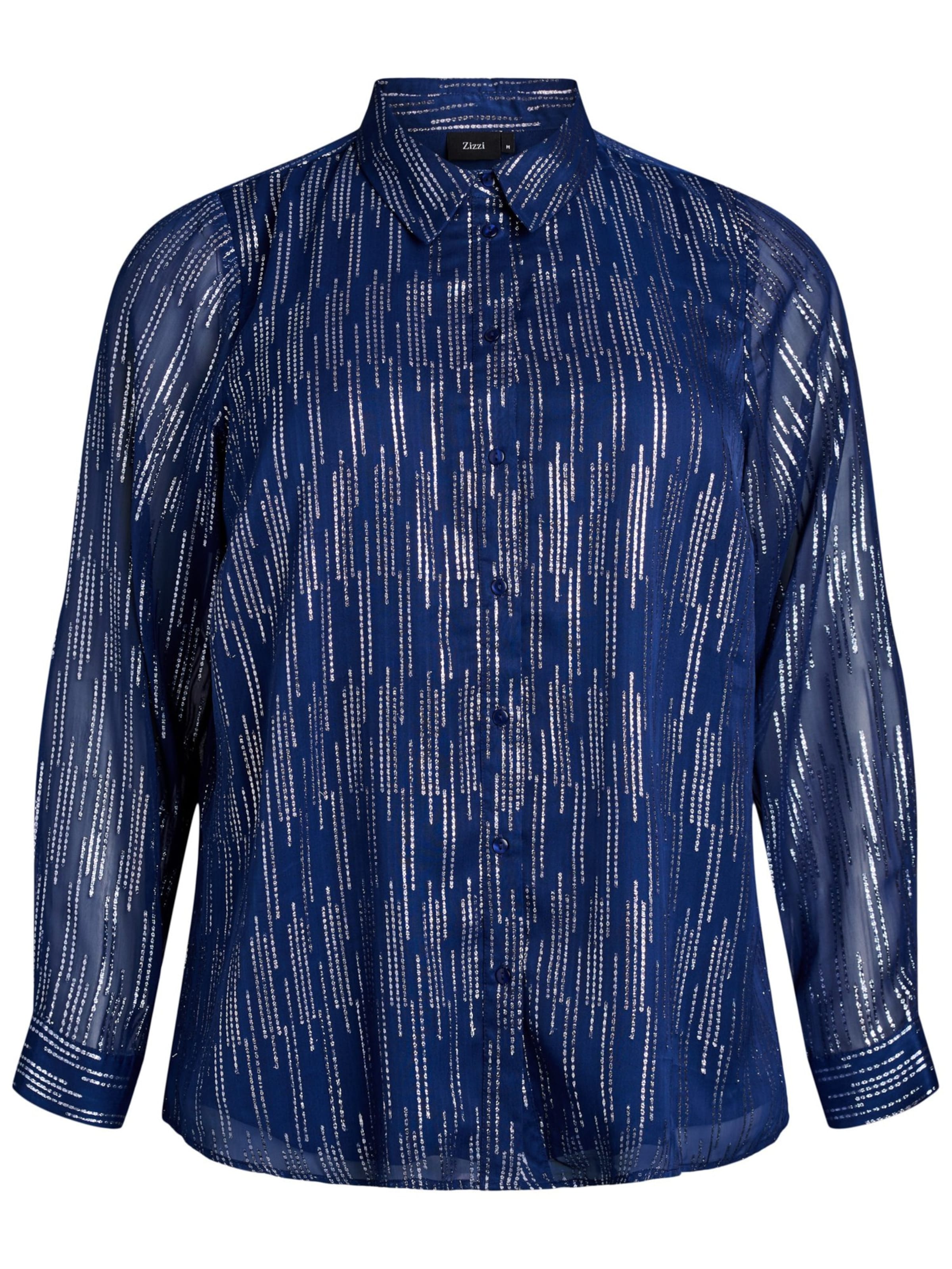 Zizzi Blúzka - Modrá: predná strana