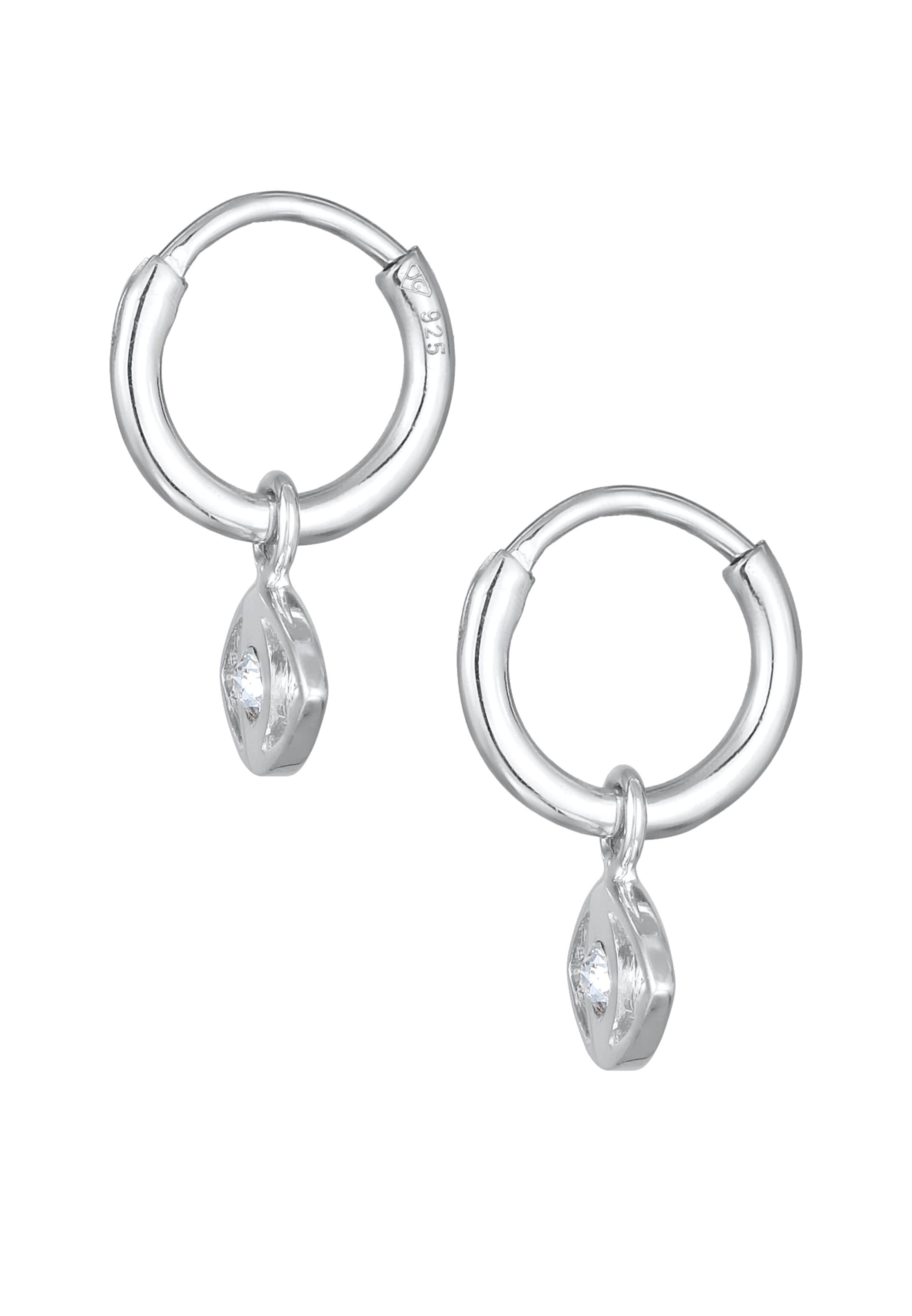 ELLI Earrings 'Evil Eye' in Silver