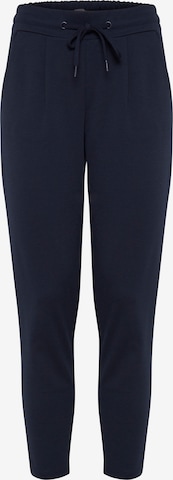 ICHI Slim fit Pleat-Front Pants 'IHKATE PA' in Blue: front