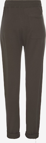 LASCANA Tapered Pants in Brown