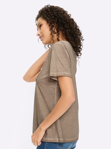 heine T-shirt i brun