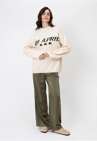 Pullover extra large 'Moani' di OH APRIL in beige
