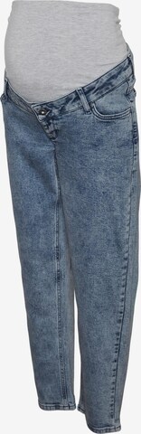 MAMALICIOUS Regular Jeans 'Olivia' i blå: framsida