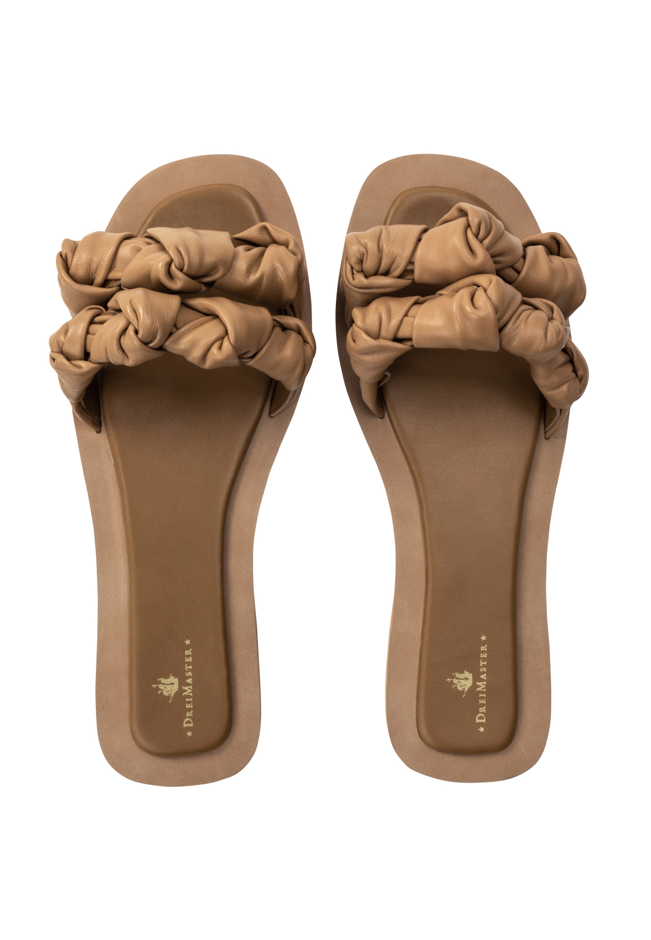 bēšs DreiMaster Vintage Ādas čības