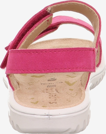 SUPERFIT Sandale 'Sparkle' in Pink
