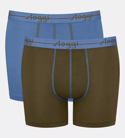 SLOGGI Boxershorts in S in blau / grün, Produktansicht