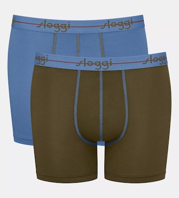 Boxers SLOGGI en bleu : devant