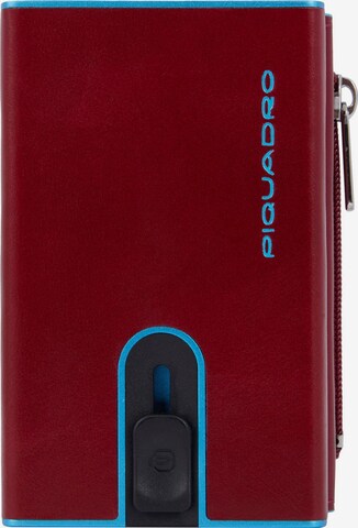 Piquadro Case 'Black Square' in Red: front