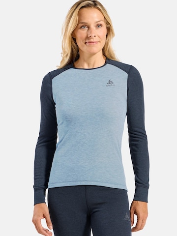 Invisible Ensemble de linge 'ACTIVE WARM' ODLO en bleu