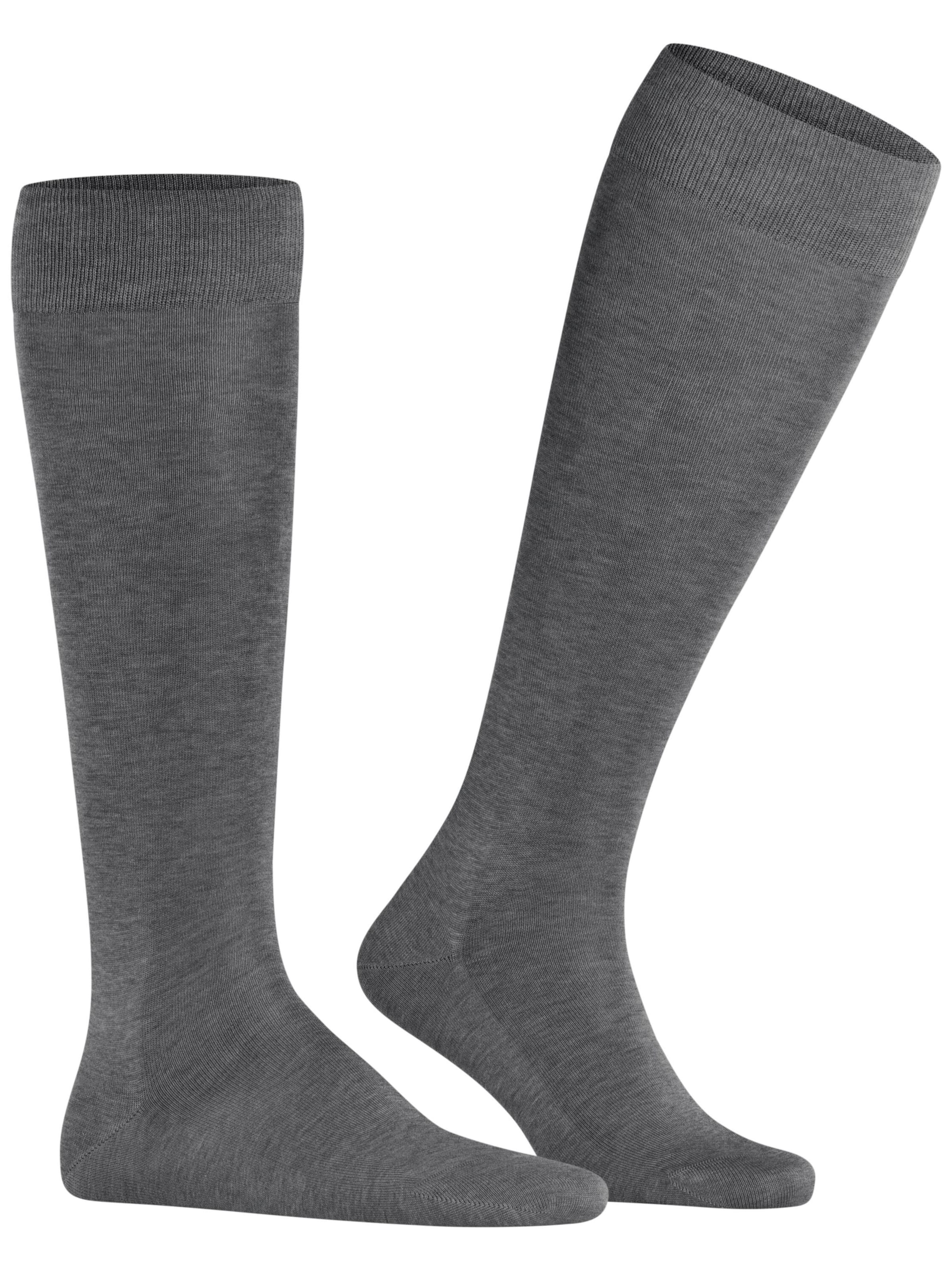 FALKE Knee High Socks 'Tiago' in Grey
