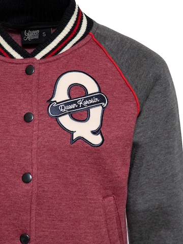 Queen Kerosin Between-Season Jacket 'Speed Queens' in Red