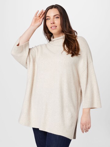 SAMOON Pullover in Beige: predná strana