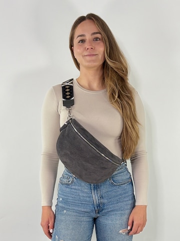 lePelou - Riñonera 'ONDA large' en gris
